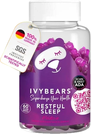 Suplement dla snu Ivybears Restful Sleep 150 g 60 żelek (4262382640434) - Zdjęcie 1 Suplement dla snu Ivybears Restful Sleep 150 g 60 żelek (4262382640434) - obraz 1