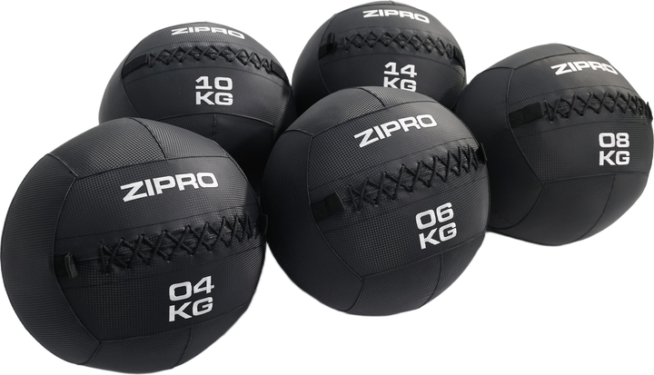 Медбол Zipro Чорний 4 кг (10947196) - Фото 6 Медбол Zipro Чорний 4 кг (10947196) - зображення 6