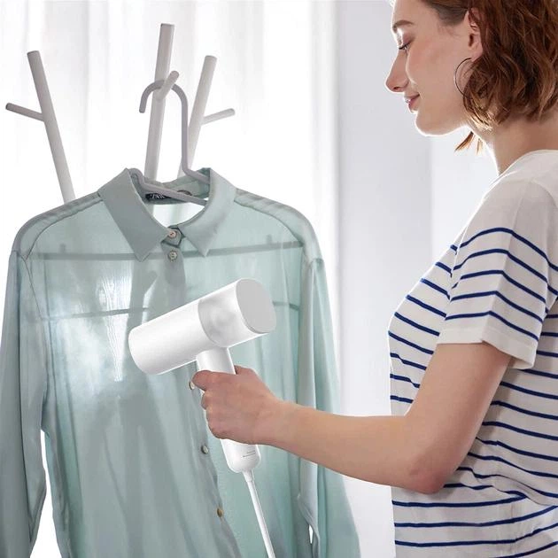 Дорожний ручний вертикальний відпарювач для одягу XO CF43 Portable Hanging Iron Білий - зображення 5