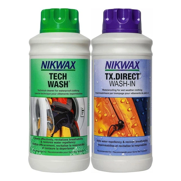 Набор средств Nikwax Twin Pack Tech Wash 1L + TX Direct 1L для мембранных тканей (207397ALP) (NWTPTWTDW1000) - Фото 1 Набор средств Nikwax Twin Pack Tech Wash 1L + TX Direct 1L для мембранных тканей (207397ALP) (NWTPTWTDW1000) - изображение 1