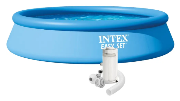 Надувной бассейн intex 28142 (366 х 84 см) с фильтр насосом - изображение 2