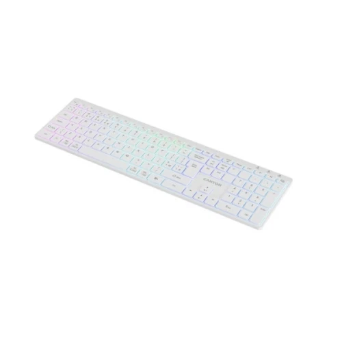 Клавиатура беспроводная Canyon HKB-W11, White (CNS-HBTK11W) - Фото 4 Клавиатура беспроводная Canyon HKB-W11, White (CNS-HBTK11W) - изображение 4