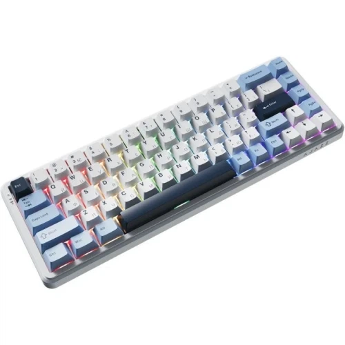 Клавіатура Ajazz AK680 MAX, Blue/White/Dark Blue (AK680-M-BWD-AW) - Фото 2 Клавіатура Ajazz AK680 MAX, Blue/White/Dark Blue (AK680-M-BWD-AW) - зображення 2