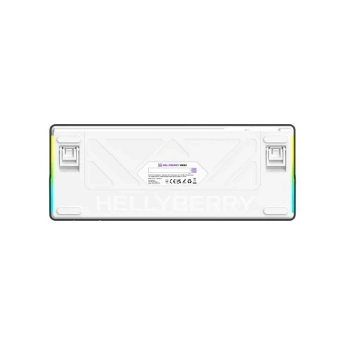 Клавіатура Hator Hellyberry HK60, White/Violet - зображення 4
