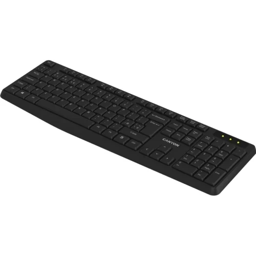Клавиатура беспроводная Canyon KB-W01, Black (CNE-CKEYW01) - изображение 2