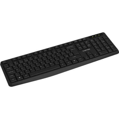 Клавиатура беспроводная Canyon KB-W01, Black (CNE-CKEYW01) - изображение 3