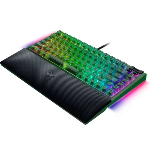Клавиатура Razer BlackWidow V4 75% Phantom Green ENG/UA, Black (RZ03-05003300-R3M1) - Фото 2 Клавиатура Razer BlackWidow V4 75% Phantom Green ENG/UA, Black (RZ03-05003300-R3M1) - изображение 2