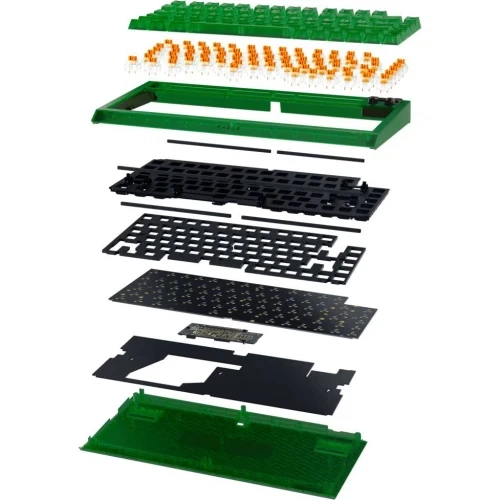 Клавиатура Razer BlackWidow V4 75% Phantom Green ENG/UA, Black (RZ03-05003300-R3M1) - Фото 5 Клавиатура Razer BlackWidow V4 75% Phantom Green ENG/UA, Black (RZ03-05003300-R3M1) - изображение 5