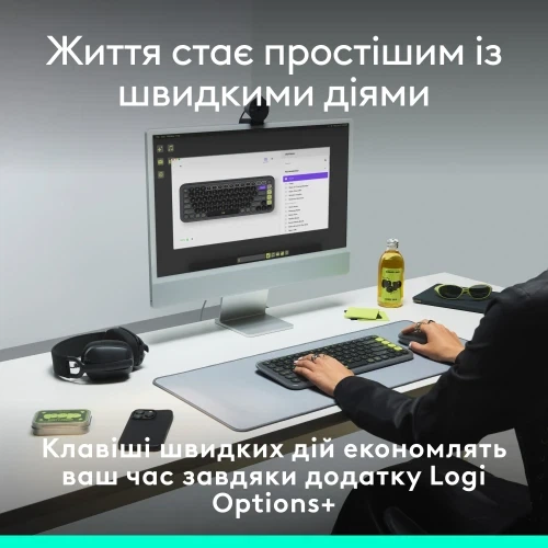 Клавиатура Logitech Pop Icon Keys, Rose (920-013073) - Фото 4 Клавиатура Logitech Pop Icon Keys, Rose (920-013073) - изображение 4