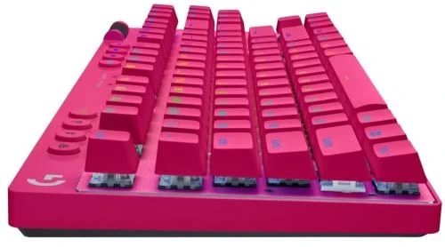 Клавіатура бездротова Logitech G PRO X TKL, Magenta (920-012159) - зображення 3