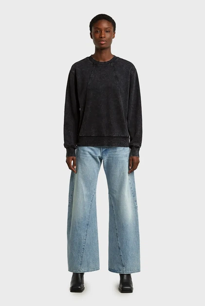 Жіночий чорний світшот Washed G-Star RAW M D27173,D969 - зображення 2