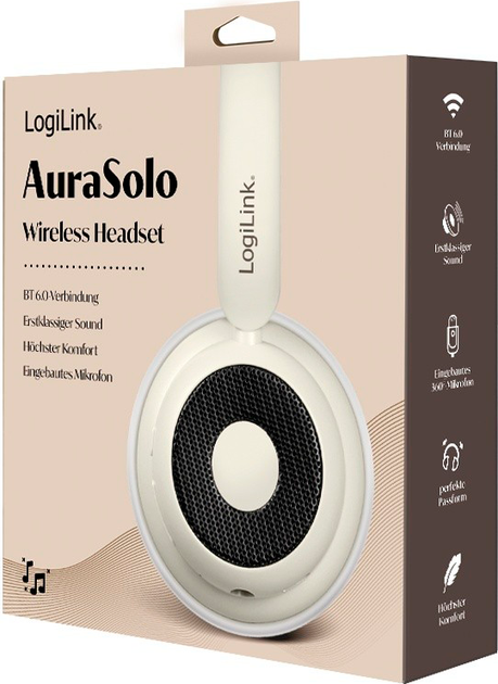 Słuchawki LogiLink BT0072 Bronze (BT0072S) - obraz 2