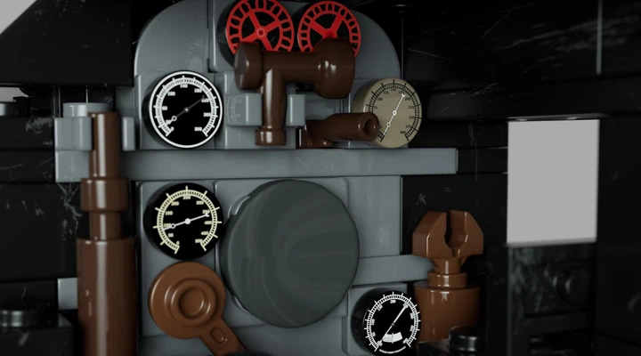 Конструктор Nifeliz Локомотив Pere Marquette 1225 (NF10323) - изображение 8