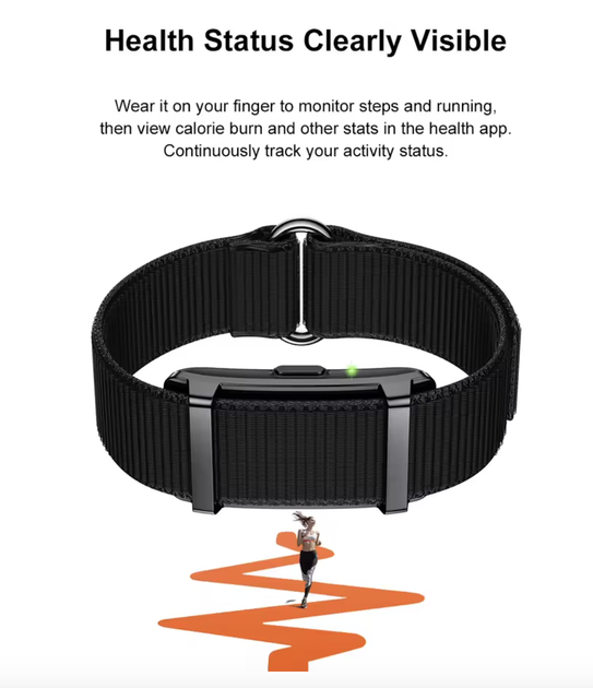 Умный браслет BIVA Y25 Smart Bracelet Black - изображение 3