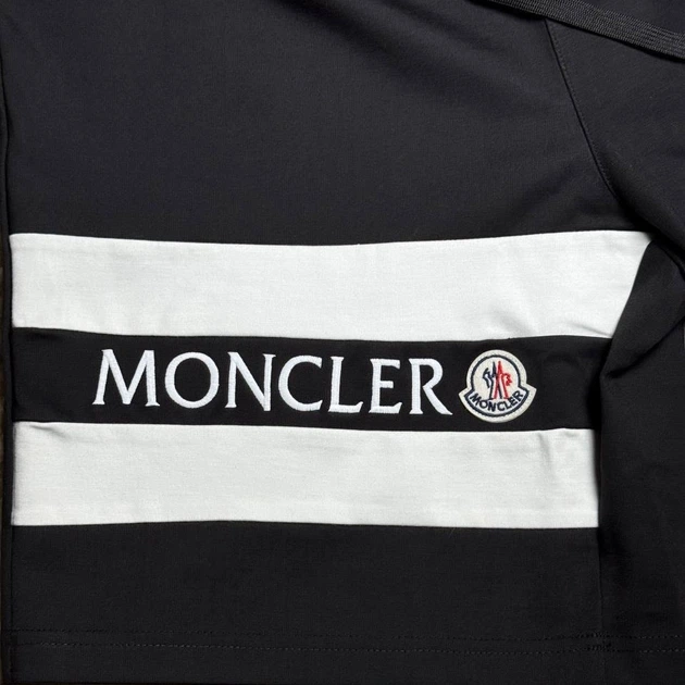 Шорты короткие мужские Moncler Logo Stripe Sweat Shorts MC18001.6XL XL Черные (121282792901) - Фото 6 Шорты короткие мужские Moncler Logo Stripe Sweat Shorts MC18001.6XL XL Черные (121282792901) - изображение 6