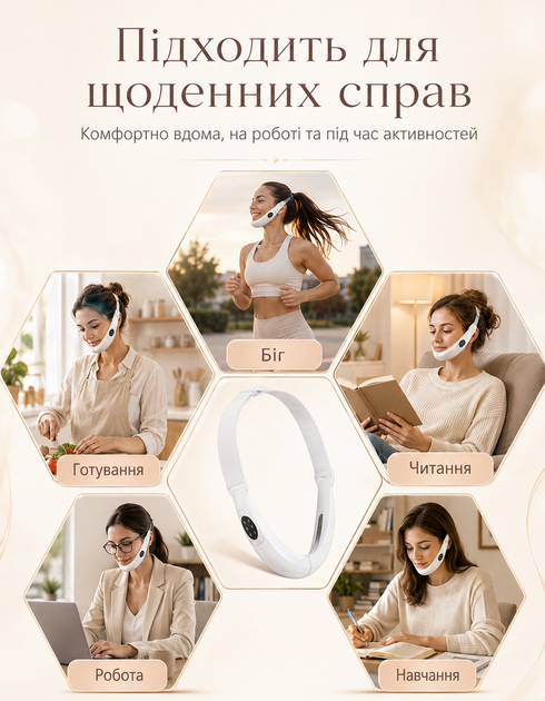 Массажер для лица HY-18 микротоковый для подтягивания контура лица с эффектом лифтинга и омоложения кожи - изображение 6