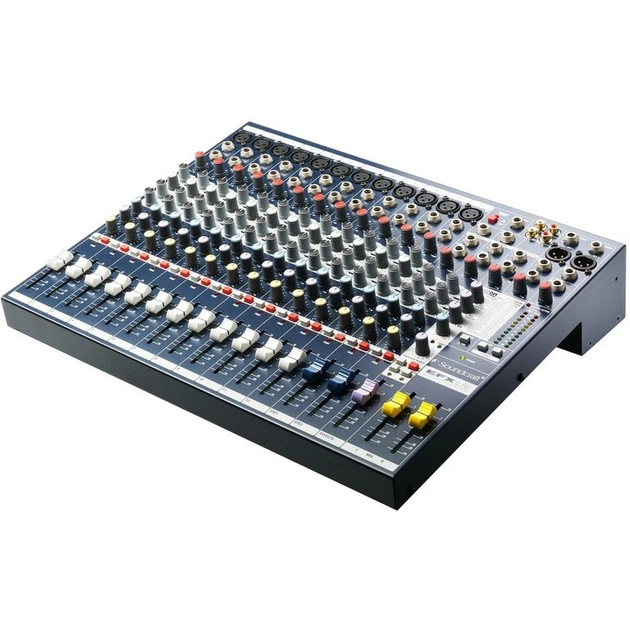Аналоговый микшерный пульт Soundcraft EFX12 UK (SCR-E535100000UK) - Фото 4 Аналоговый микшерный пульт Soundcraft EFX12 UK (SCR-E535100000UK) - изображение 4
