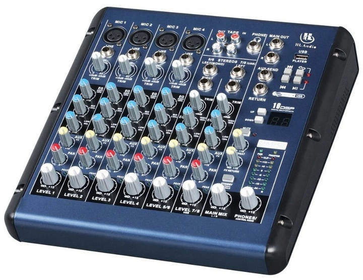 Аналоговый микшерный пульт HL Audio SMR8 (33123) - изображение 5