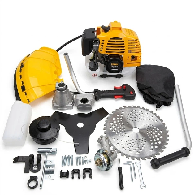 Бензокоса DeWalt DCM881N мощная мотокоса 5.4 кВт/7.3 л.с. садовый бензиновый триммер для травы и сорняков 2-тактный бензотриммер с двигателем 52 см³ - Фото 2 Бензокоса DeWalt DCM881N мощная мотокоса 5.4 кВт/7.3 л.с. садовый бензиновый триммер для травы и сорняков 2-тактный бензотриммер с двигателем 52 см³ - изображение 2