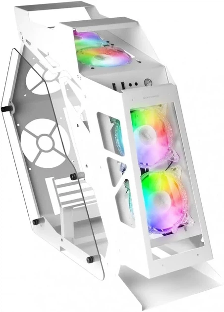 Игровой корпус для ПК Mars Gaming MC61 / без БП / ARGB Chroma / Белый (102125697) - изображение 3
