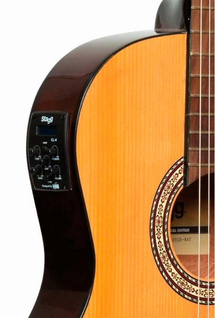Электроакустическая гитара Stagg N SCL60 TCE-NAT - изображение 4