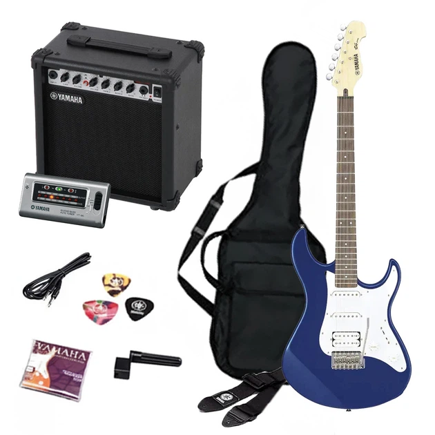 Гітарний набір Yamaha GIGMAKER EG112 GPII (Metallic Blue) + чохол, комбопідсилювач та аксесуари - Фото 1 Гітарний набір Yamaha GIGMAKER EG112 GPII (Metallic Blue) + чохол, комбопідсилювач та аксесуари - зображення 1