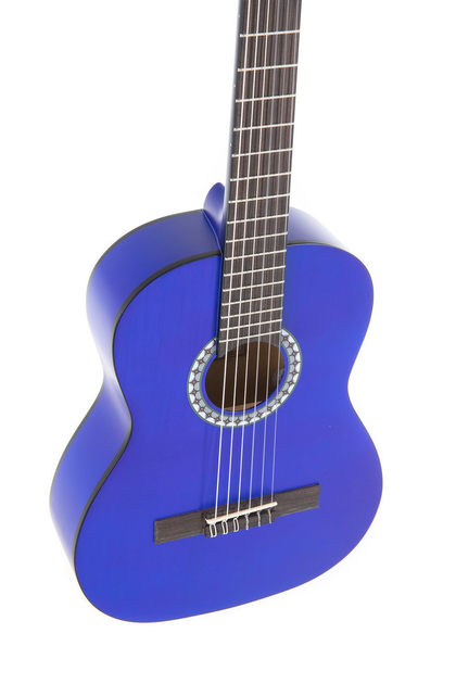 Классическая гитара Gewa Basic 1/2 Transparent Blue - изображение 5