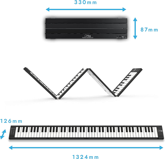 Фортепиано раскладное CarryOn Folding Piano Black - изображение 6