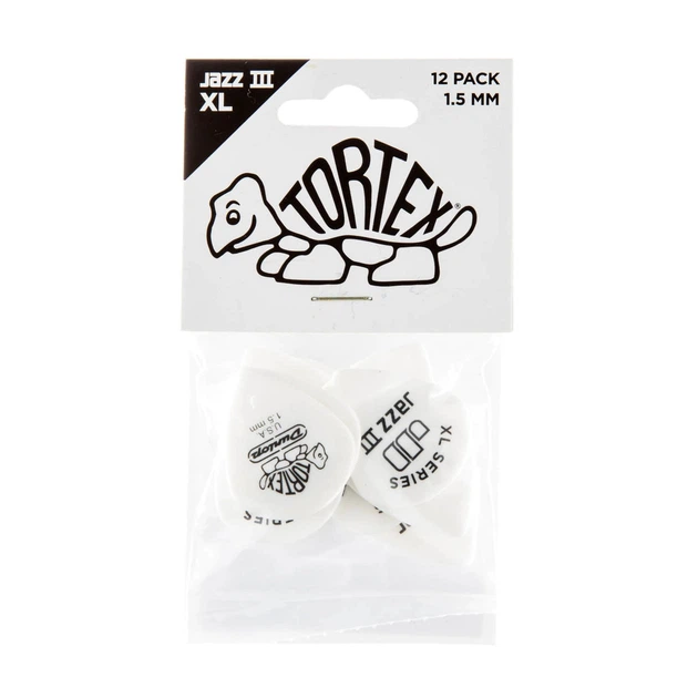 Набор медиаторов Dunlop Tortex Jazz III XL Pick 1.50 - изображение 3