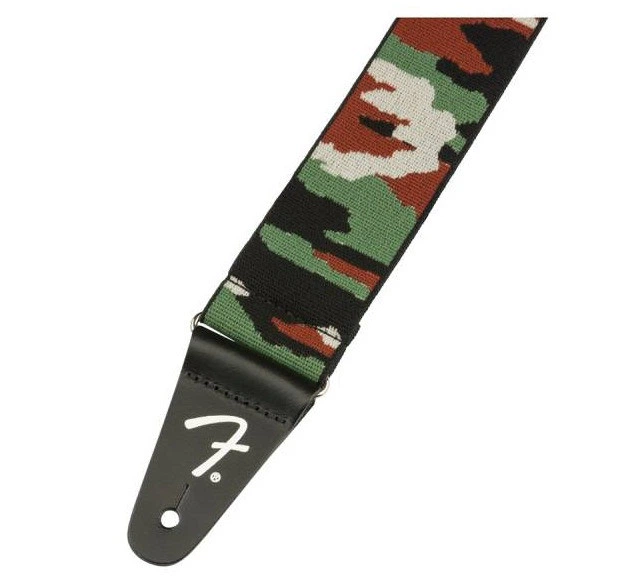 Ремень гитарный Fender Strap 2" Weighless Camo Woodland - изображение 2