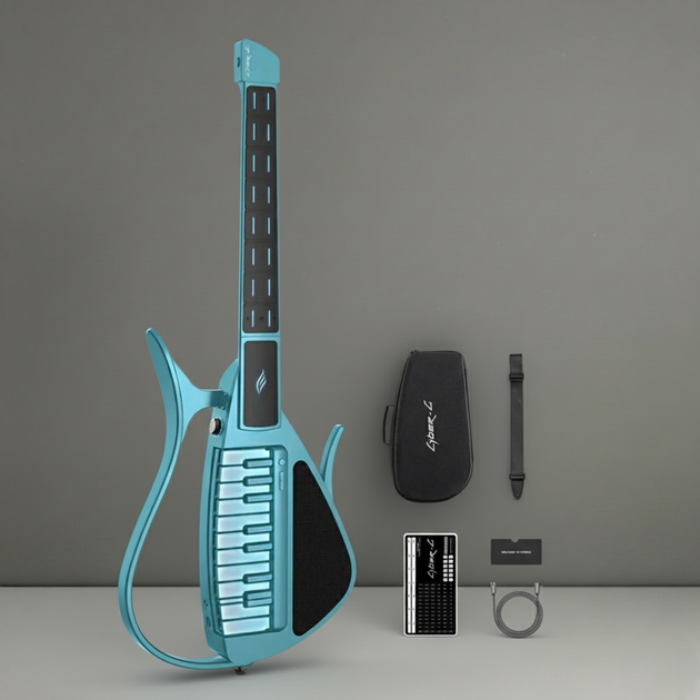Смарт-гітара Enya Cyber-G Blue Keyboard Model - Фото 1 Смарт-гітара Enya Cyber-G Blue Keyboard Model - изображение 1