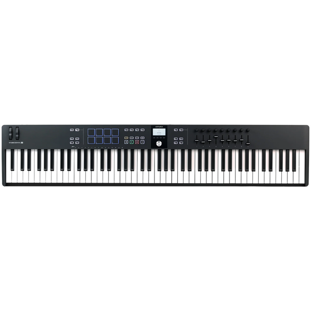 MIDI-клавиатура Arturia KeyLab Essential 88 mk3 (Black) + Arturia Pigments - Фото 6 MIDI-клавиатура Arturia KeyLab Essential 88 mk3 (Black) + Arturia Pigments - изображение 6