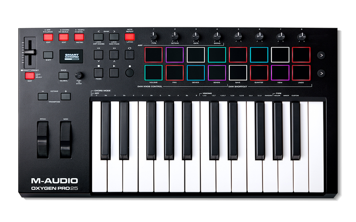 MIDI клавіатура M-Audio Oxygen Pro 25 - Фото 1 MIDI клавіатура M-Audio Oxygen Pro 25 - зображення 1