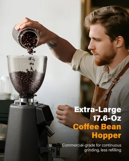 Электрическая кофемолка SHARDOR 64 mm Burr Coffee Grinder с LED-дисплеем (3063409016) - Фото 5 Электрическая кофемолка SHARDOR 64 mm Burr Coffee Grinder с LED-дисплеем (3063409016) - изображение 5