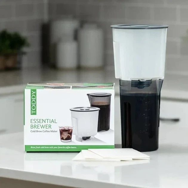 Система Toddy Essential Brewer 2 л для cold brew, BPA-free пластик, графин и 3 фильтра (DA55CCA5185E) - изображение 8