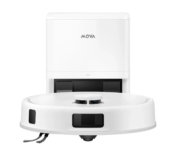Робот-пилосос Mova E20s Pro Plus з функцією миття, станція очищення, створення карти приміщення, білий - Фото 1 Робот-пилосос Mova E20s Pro Plus з функцією миття, станція очищення, створення карти приміщення, білий - зображення 1