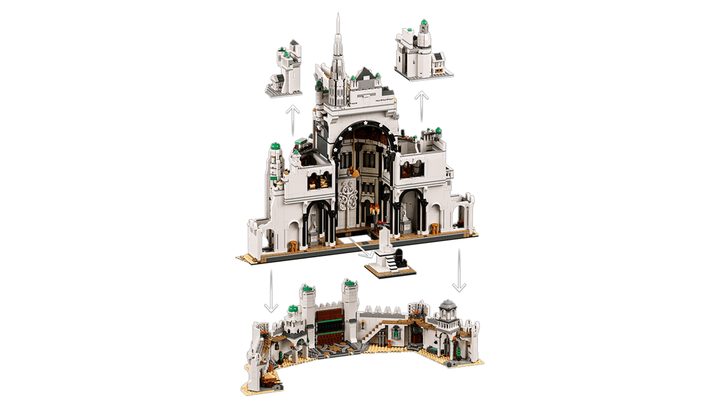 Конструктор Lego The Lord of the Rings: Minas Tirith Властелин Колец: Минас Тирит Icons 11377 - изображение 8