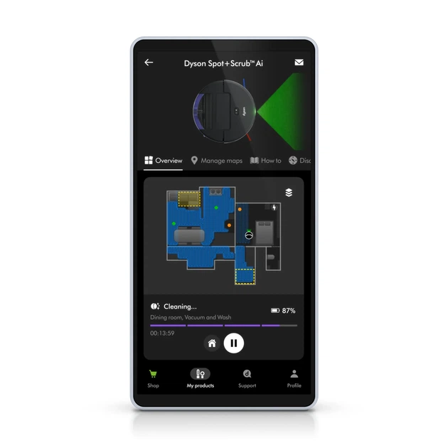 Робот-пилосос Dyson Spot+Scrub AI (586180-01) - Фото 4 Робот-пилосос Dyson Spot+Scrub AI (586180-01) - зображення 4