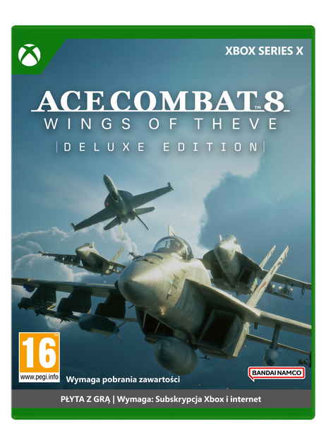 Гра XSX Ace Combat 8: Wings of Theve Deluxe Edition (Blu-ray диск) (3391892042832) - Фото 1 Гра XSX Ace Combat 8: Wings of Theve Deluxe Edition (Blu-ray диск) (3391892042832) - зображення 1