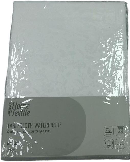 Скатерть ARDESTO Waterproof Jacquard 140х180 см 100% полиэстер Белая (ART08WJ) - Фото 1 Скатерть ARDESTO Waterproof Jacquard 140х180 см 100% полиэстер Белая (ART08WJ) - изображение 1