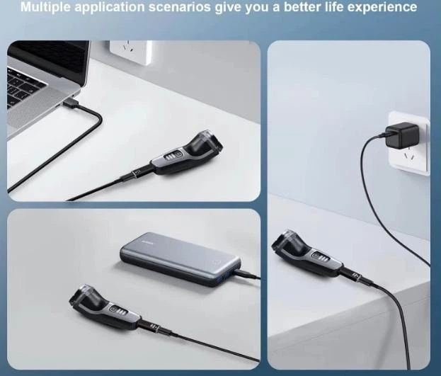 Адаптер переходник питания для Philips TYPE-C - > 15 V для бритвы, тримера филипс ONE BLADE 15В Серебро - изображение 2