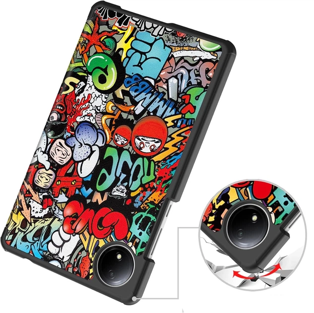 Чохол BeCover Smart Case для Xiaomi Redmi Pad SE 8.7" Graffiti (711913) - изображение 3