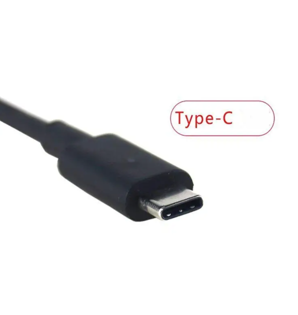 Блок живлення для ноутбука Dell 130W USB Type-C oval case - зображення 5