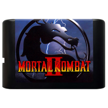 Игра RMC Mega Drive Mortal Kombat II Английская Версия - Фото 1 Игра RMC Mega Drive Mortal Kombat II Английская Версия - изображение 1