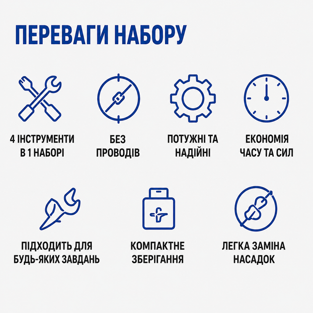 Аккумуляторный садовый набор Krafftec Germany 4в1 48V — триммер, мини-пила, секатор, воздуходувка + 2 аккумулятора - изображение 4