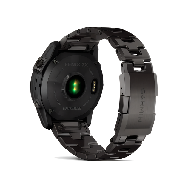 Смарт-годинник Garmin Fenix 7X Sapphire Solar C. Grey DLC Titanium w. Carbon Grey DLC Vented T. Band (010-02541-27) - Фото 3 Смарт-годинник Garmin Fenix 7X Sapphire Solar C. Grey DLC Titanium w. Carbon Grey DLC Vented T. Band (010-02541-27) - зображення 3