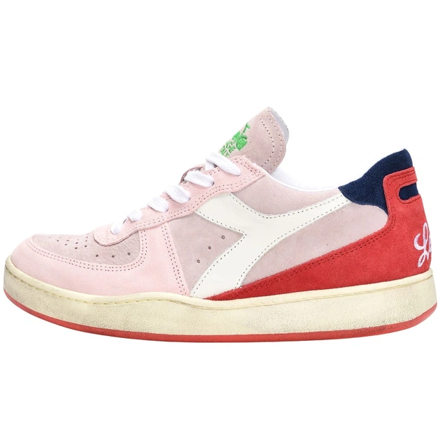 Жіночі кросівки Diadora Mi Basket Low Lampone вінтажні шкіряні 40,5 - Фото 2 Жіночі кросівки Diadora Mi Basket Low Lampone вінтажні шкіряні 40,5 - изображение 2