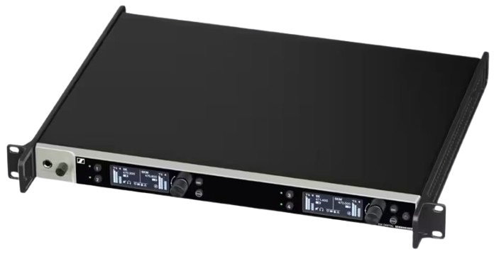Czterokanałowy cyfrowy odbiornik bezprzewodowy Sennheiser EW-DX EM 4 Dante Band Q1-9: 470-550 MHz z interfejsem Dante, 19" 1U (4044155260489) - obraz 2