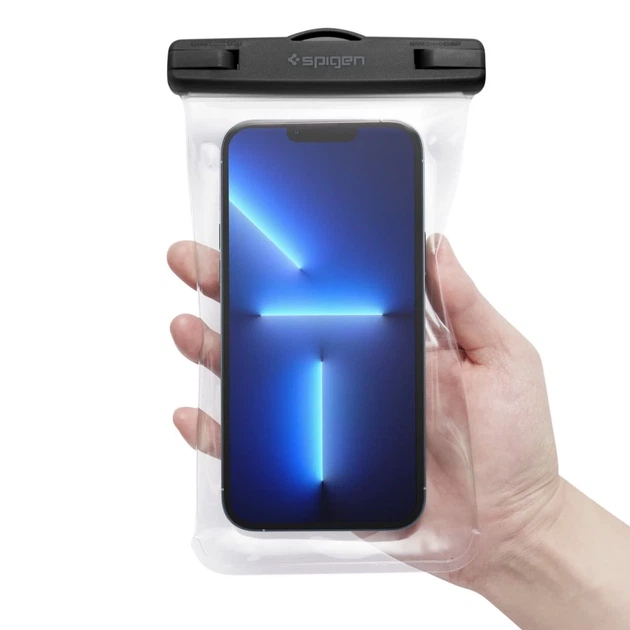 Водонепроницаемый чехол Spigen A601 Universal Waterproof 8.2" Crystal Clear (AMP04526) - Фото 7 Водонепроницаемый чехол Spigen A601 Universal Waterproof 8.2" Crystal Clear (AMP04526) - изображение 7