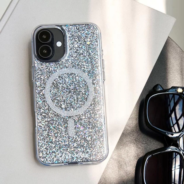 Чехол Case-Mate Twinkle для iPhone 16 Plus Disco with MagSafe (CM054376) - Фото 5 Чехол Case-Mate Twinkle для iPhone 16 Plus Disco with MagSafe (CM054376) - изображение 5